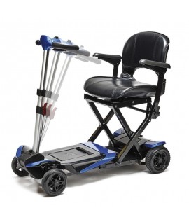 Triciclo eléctrico plegable con cesta delantera y trasera ortopedia moverte
